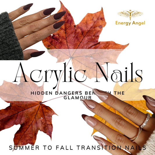 Summer to Fall transition Nails and the Universe of Acrylic Nails