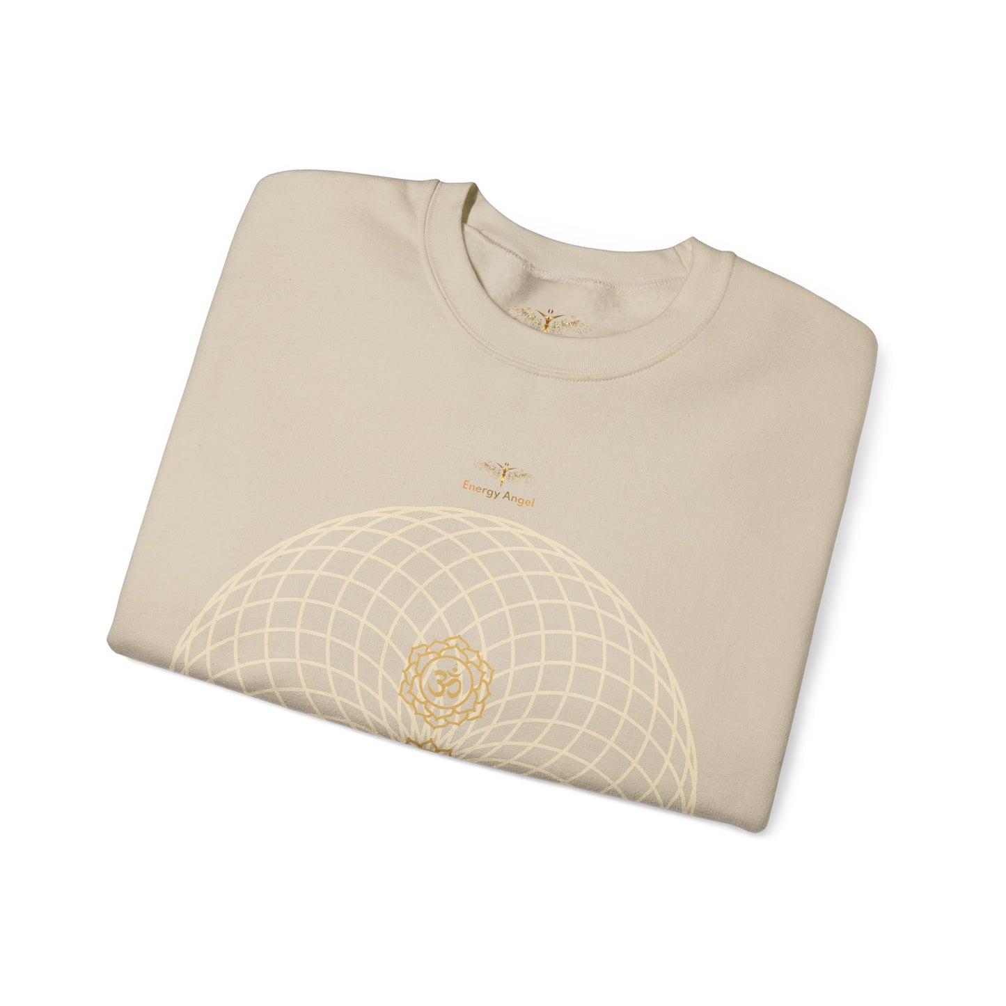 Unisex Chakra Sacred Geometry Festival Gift Heavy Blend™ Crewneck Sweatshirt