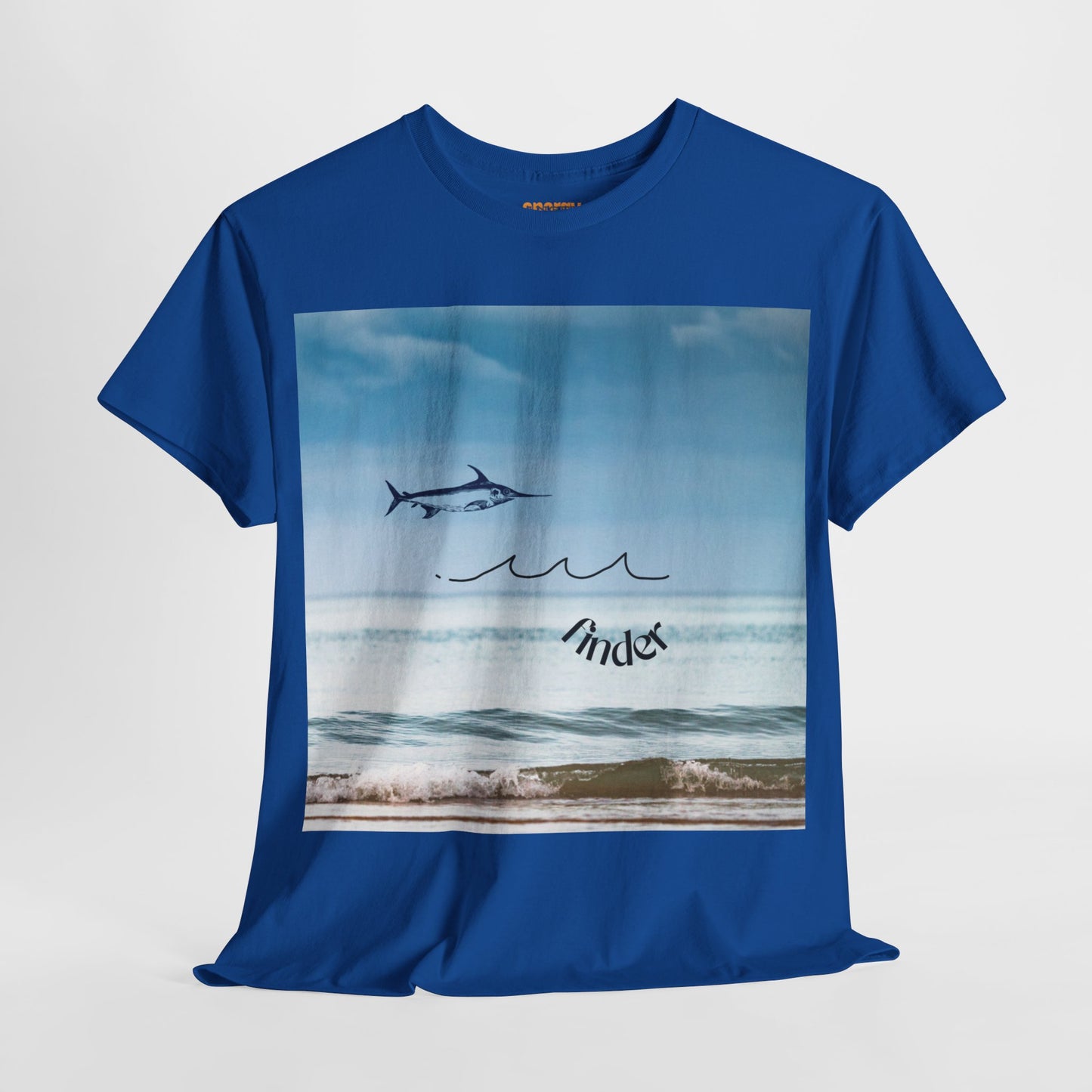 Jascøtee: Swordfish Finder (Unisex Heavy Cotton Tee) - Reel in the Big One!