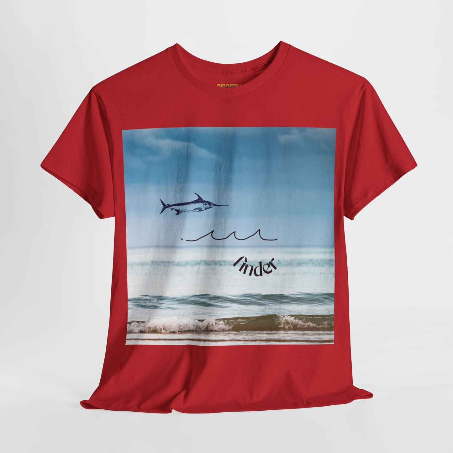 Jascøtee: Swordfish Finder (Unisex Heavy Cotton Tee) - Reel in the Big One!