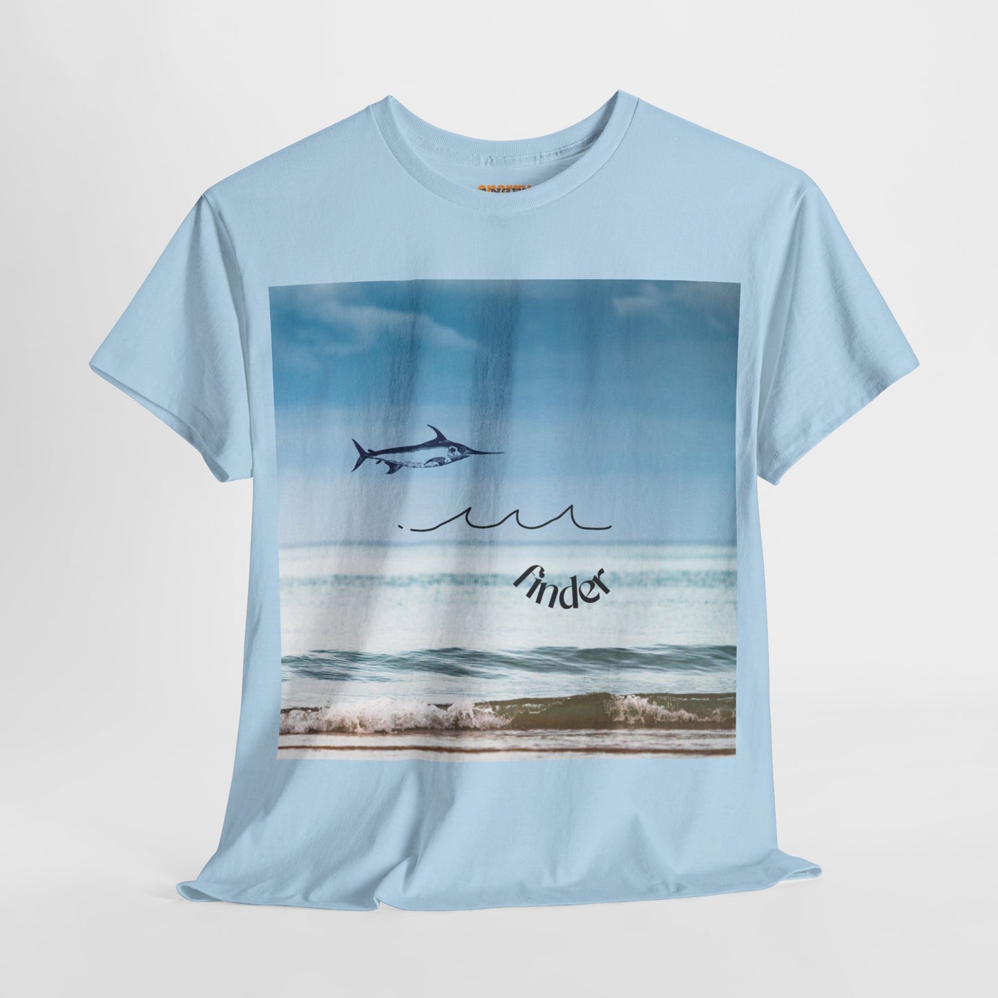 Jascøtee: Swordfish Finder (Unisex Heavy Cotton Tee) - Reel in the Big One!