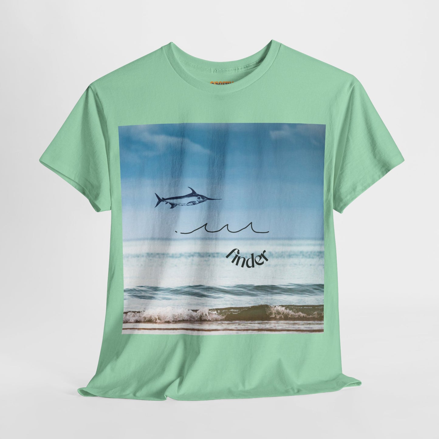 Jascøtee: Swordfish Finder (Unisex Heavy Cotton Tee) - Reel in the Big One!