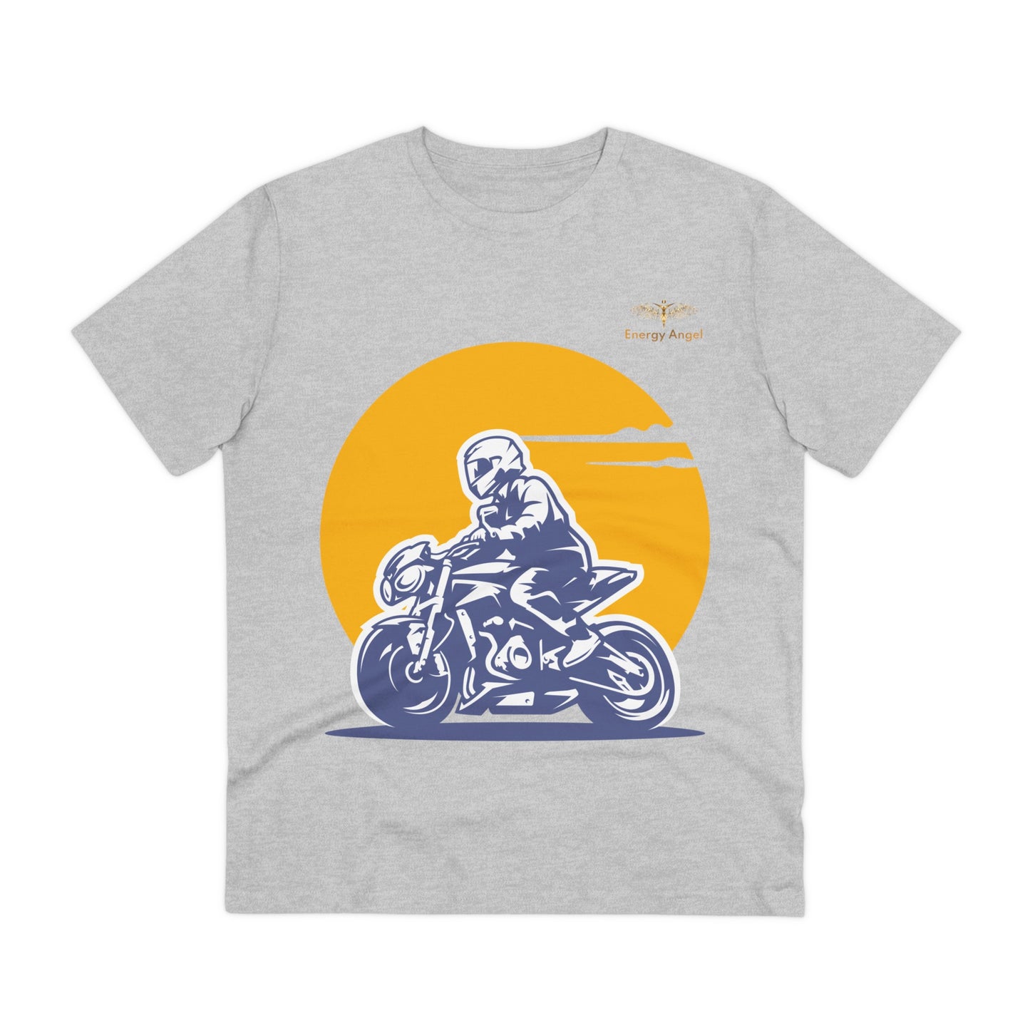 Organic Biker Tee - Born to Ride, Made with Nature