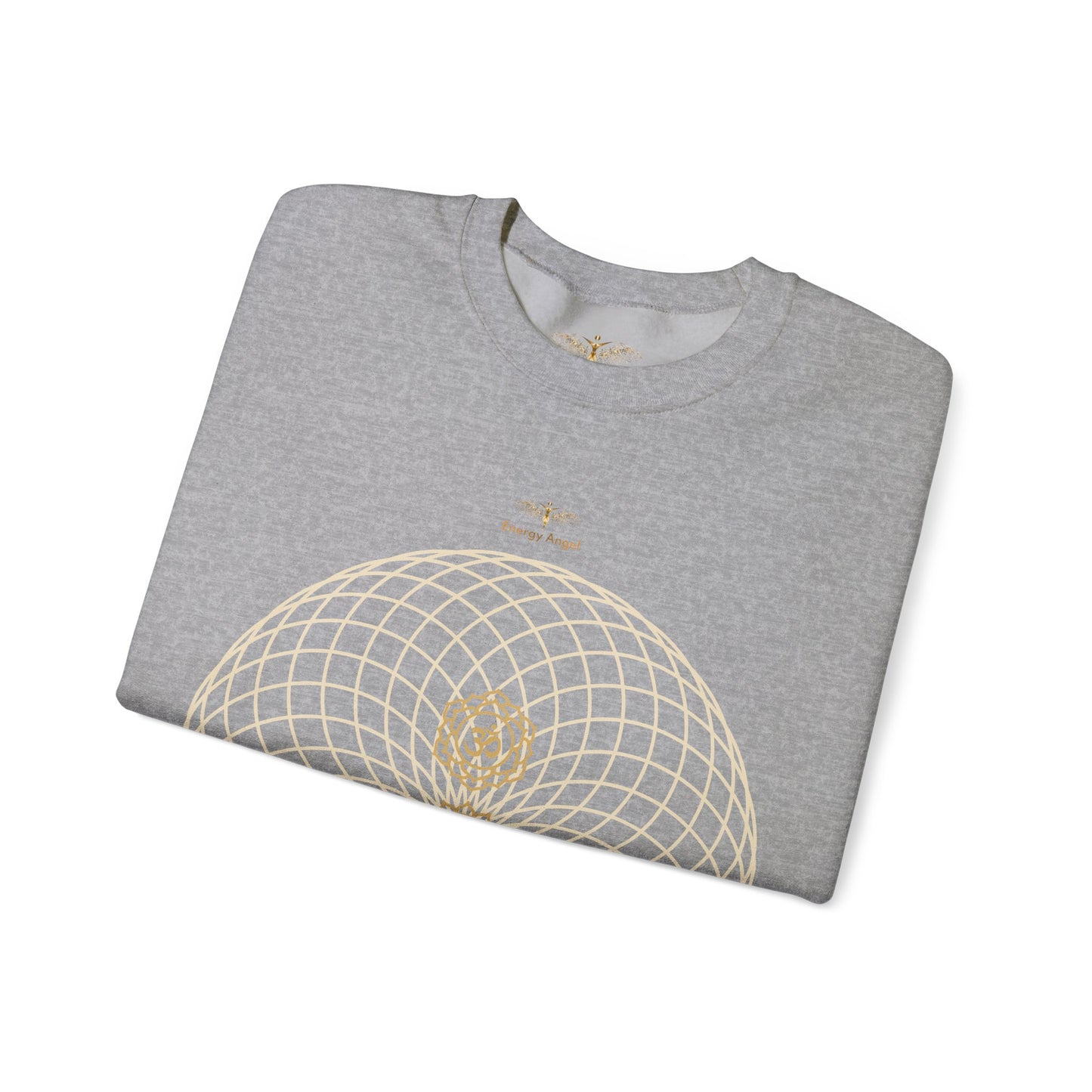 Unisex Chakra Sacred Geometry Festival Gift Heavy Blend™ Crewneck Sweatshirt