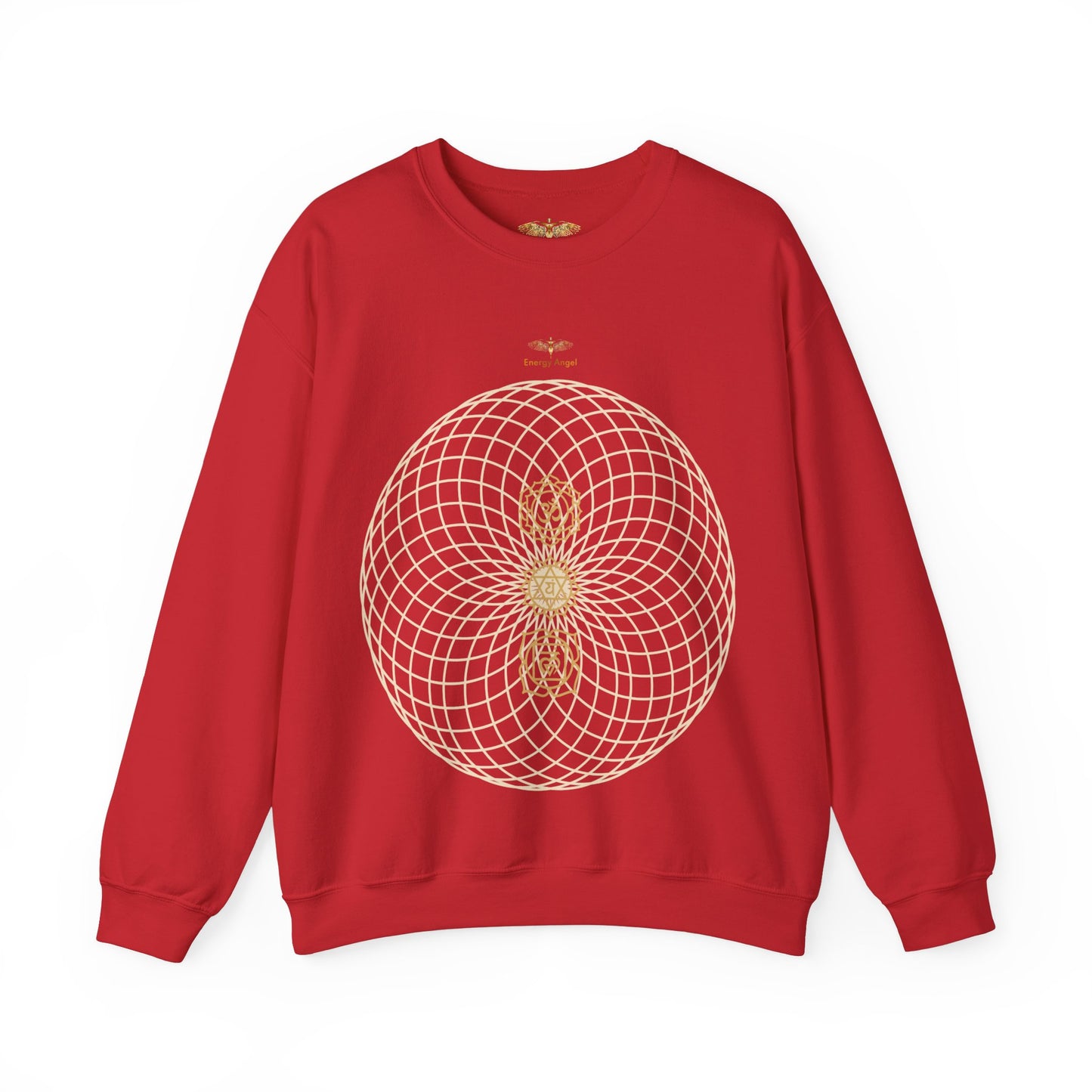 Unisex Chakra Sacred Geometry Festival Gift Heavy Blend™ Crewneck Sweatshirt