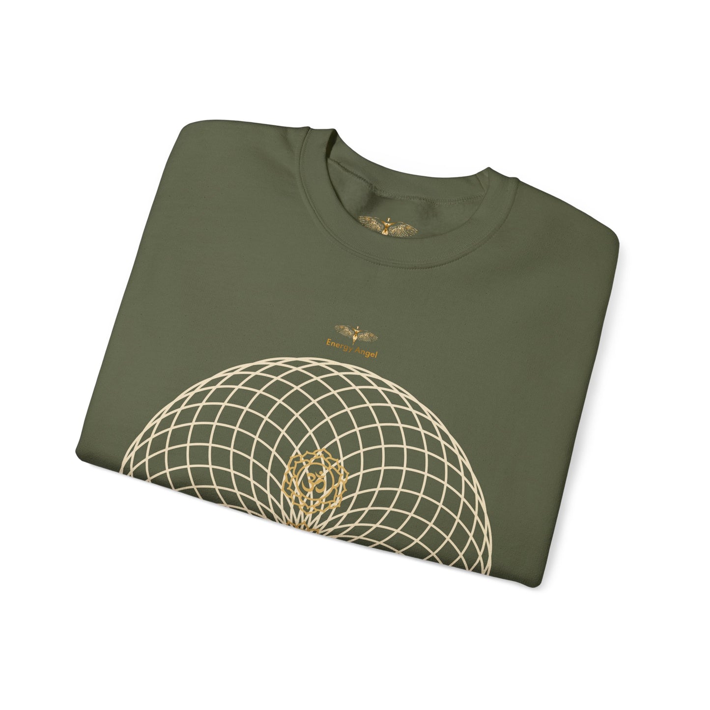 Unisex Chakra Sacred Geometry Festival Gift Heavy Blend™ Crewneck Sweatshirt