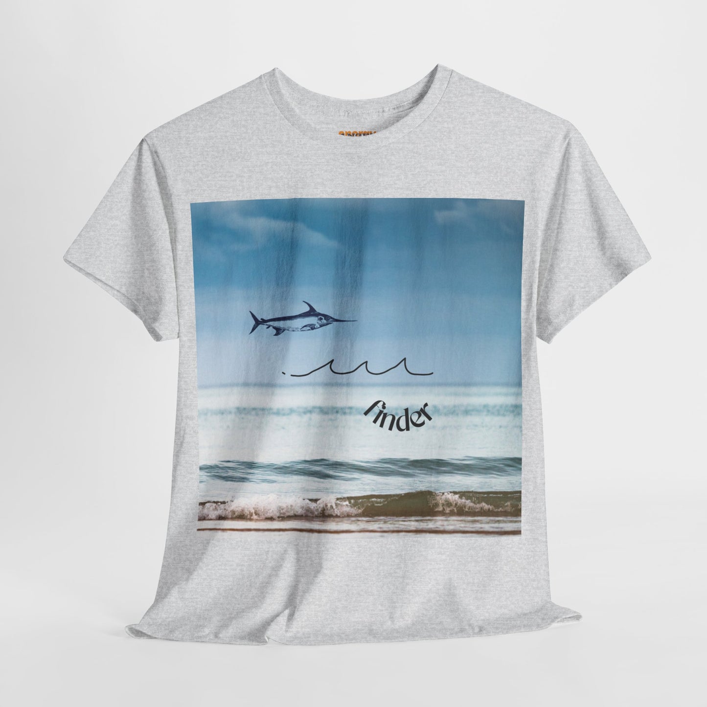 Jascøtee: Swordfish Finder (Unisex Heavy Cotton Tee) - Reel in the Big One!