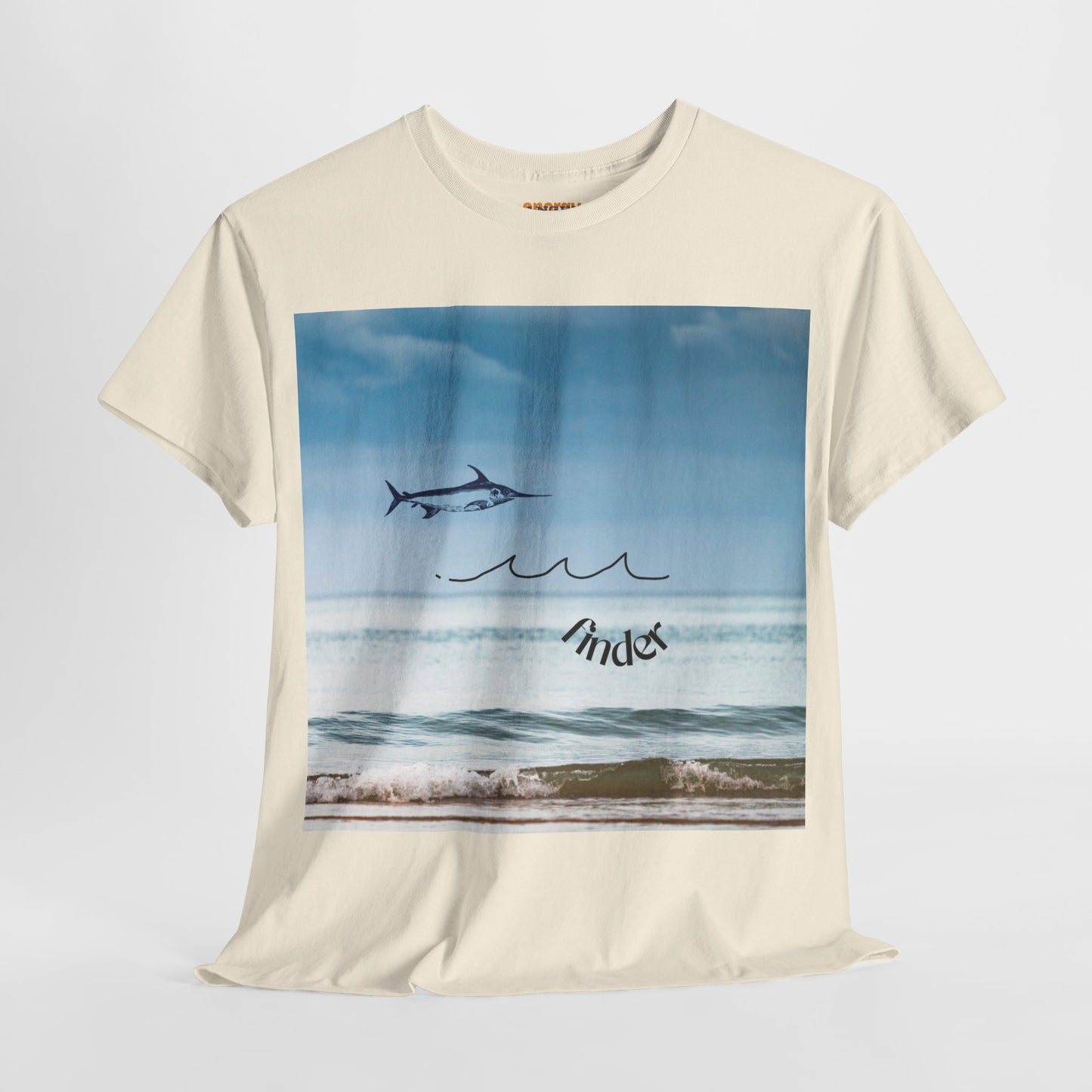 Jascøtee: Swordfish Finder (Unisex Heavy Cotton Tee) - Reel in the Big One!