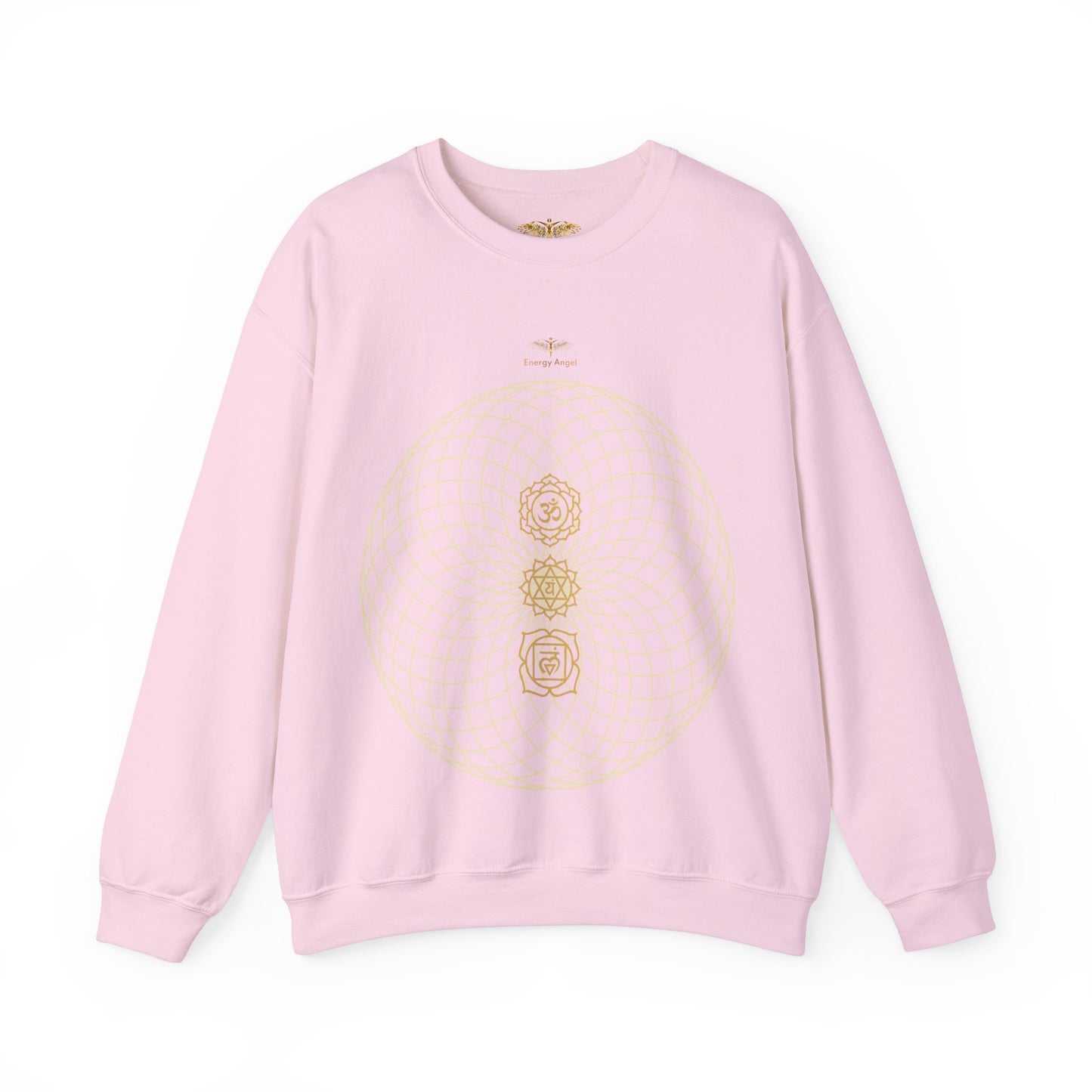 Unisex Chakra Sacred Geometry Festival Gift Heavy Blend™ Crewneck Sweatshirt