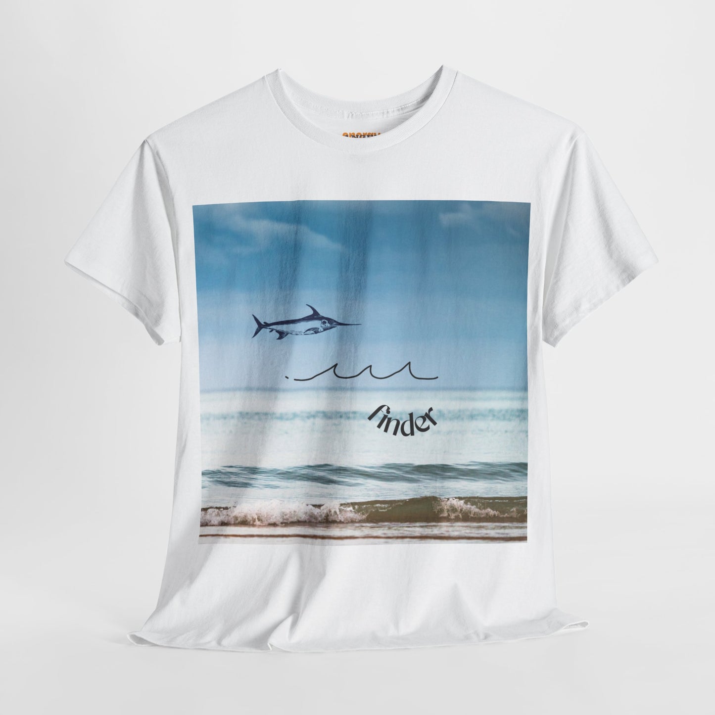 Jascøtee: Swordfish Finder (Unisex Heavy Cotton Tee) - Reel in the Big One!