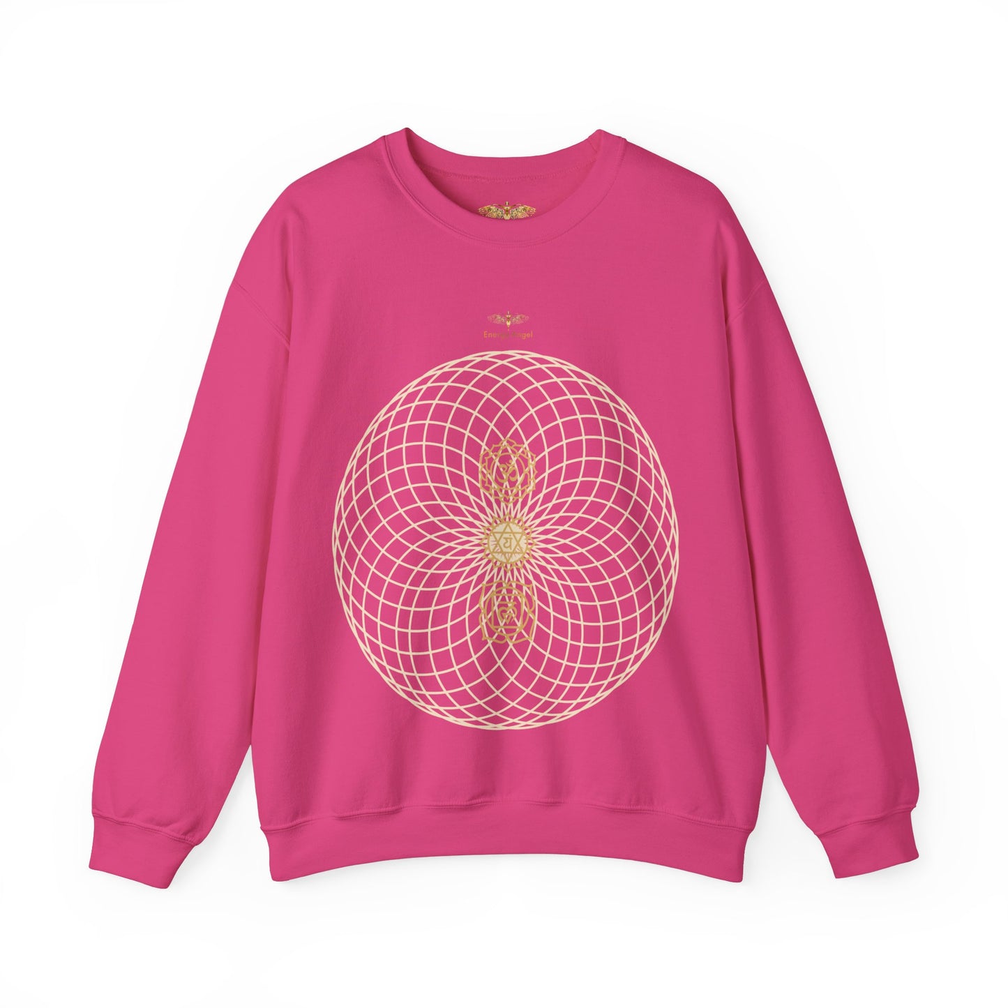 Unisex Chakra Sacred Geometry Festival Gift Heavy Blend™ Crewneck Sweatshirt